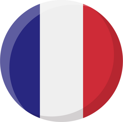 France Flag Circle